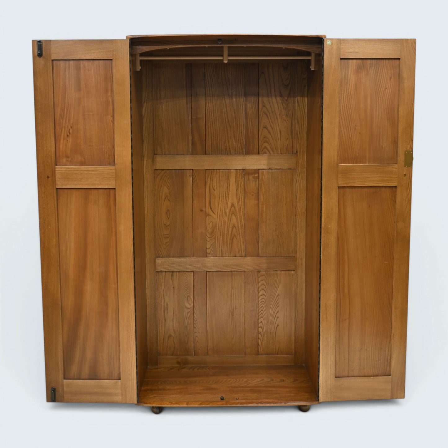 Ercol 1960s 2 Door Wardrobe Hanging Rail & Shoe Rail FREE Nationwide Delivery