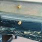 Hand-Painted Stag Sideboard with Captivating Sea Scene