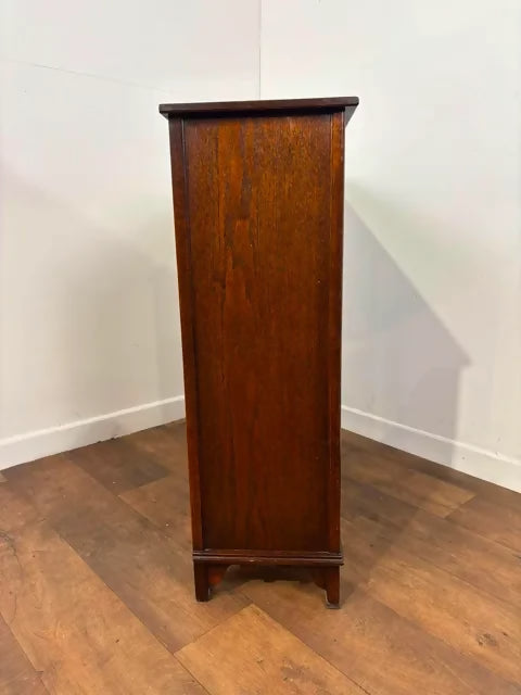 Vintage Dark Oak Open Bookcase by Jaycee – Made in England