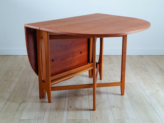 Mid century retro Norwegian drop leaf by Bendt Winge