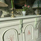 Antique French Grey Sideboard / Long Sideboard/ Painted Upcycled Sideboard