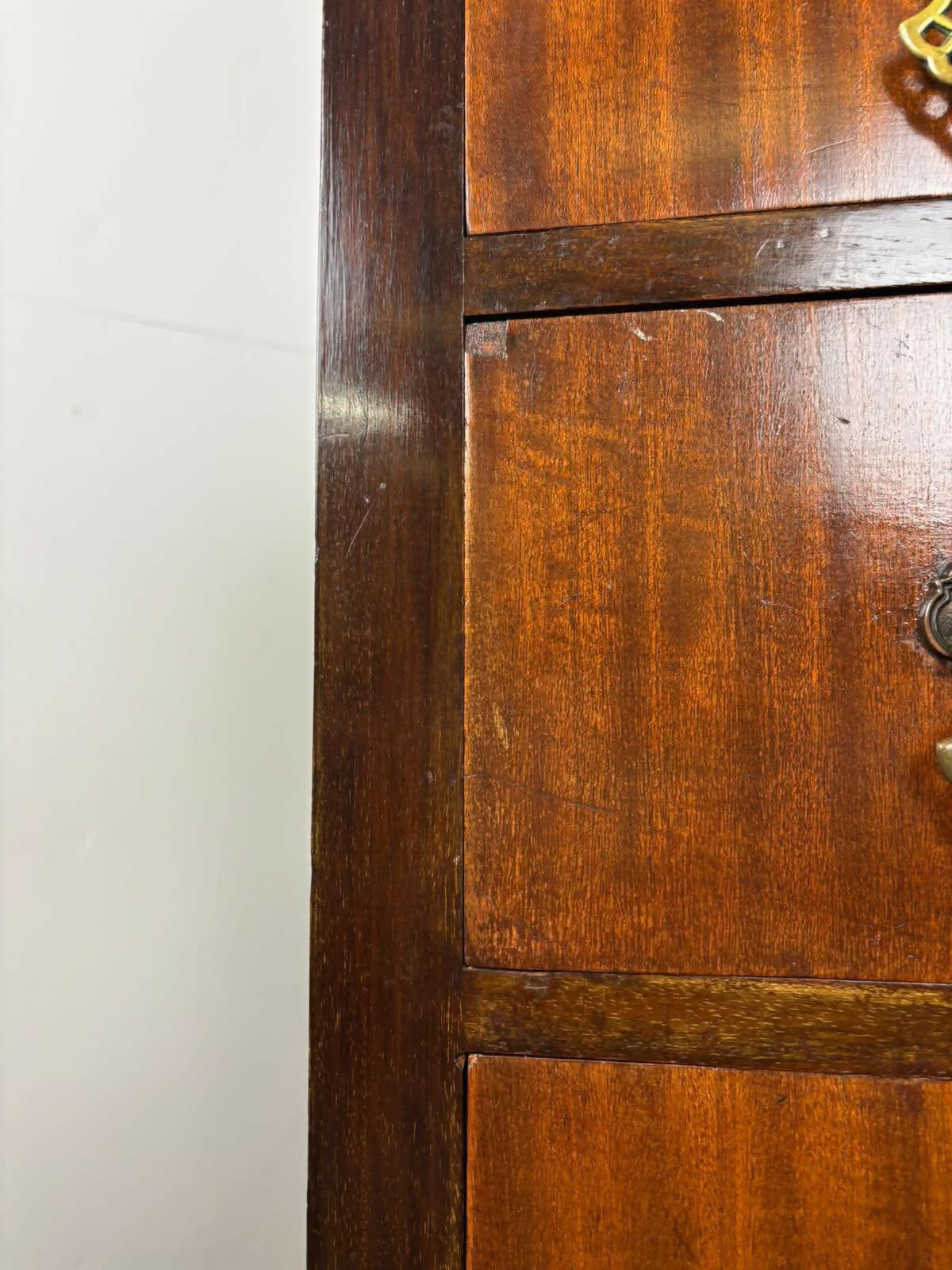 Vintage Mahogany Five Drawer Chest