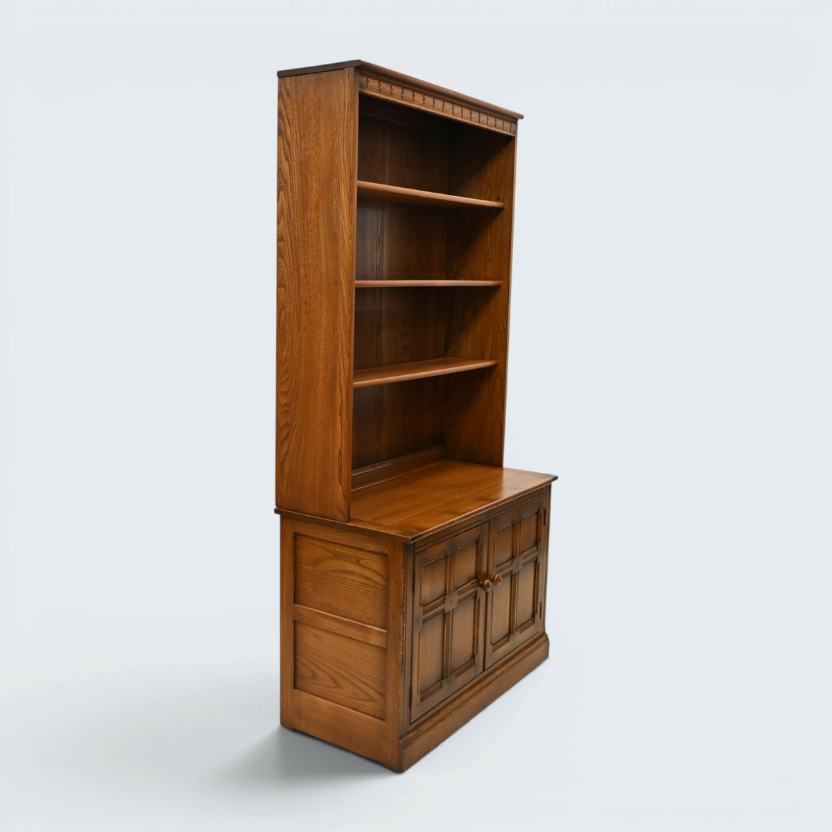 Ercol Mural Bookcase Music Cabinet For Vinyl Record Golden Dawn FREE UK Delivery