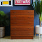 Austin Suite Tallboy Chest Of Drawers Mid Century 1960s (Oak)