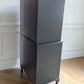 Vintage navy blue chest of drawers 8 drawers tallboy