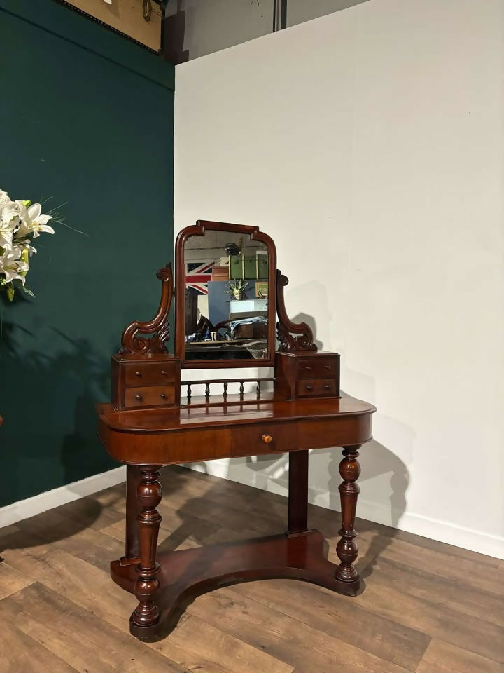 Victorian Mahogany Duchess Dressing Table0