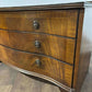 Reproduction Mahogany Serpentine Fronted Three Drawer Chest