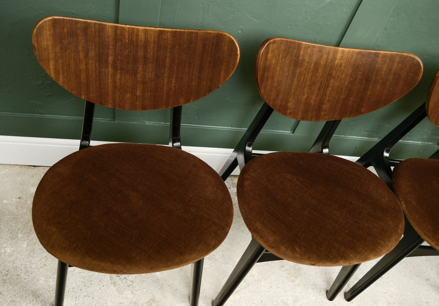 4 x G Plan Librenza Butterfly Back Dining Chairs - Tola Wood - E Gomme - 1960s