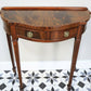 Demi-Lune Side Table Hall Table with Serpentine Front Reproduction
