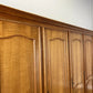 Wardrobe Vintage French Louis XVI Style Five Door Carved Armoire LOT 4985