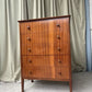 Tall Vintage Mid Century Chest Of Drawers Tallboy Retro Scandi Danish R1200