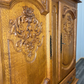 Cabinet Vintage French Louis XIV Style Carved Sideboard 2 Door Cupboard LOT 3552