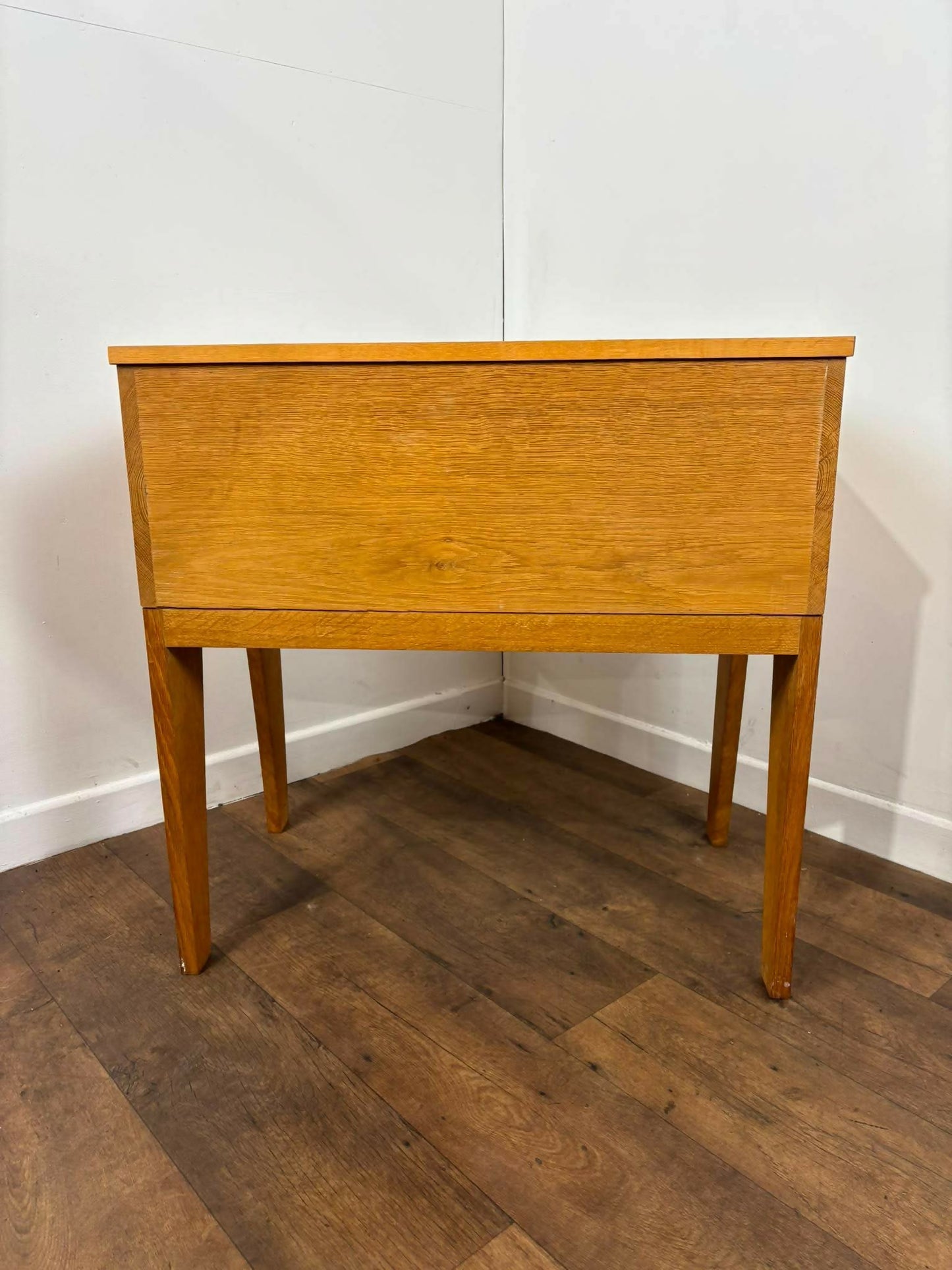 Vintage Golden Oak Two Drawer Chest