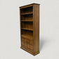 Ercol Wide Tall Bookcase Mural Range 3 Shelves Golden Dawn FREE UK Delivery*. SBR10983/3009E