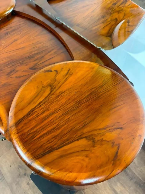 Art Deco Walnut Veneer Dressing Table by Shrager