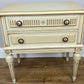 Pair of Bedside Tables Vintage French Shabby Chic Nightstands Cabinets LOT 6228