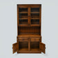 Ercol Mural Wall Unit Display Cabinet Glass Doors Golden Dawn FREE UK Delivery