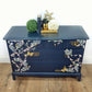 Stag navy chest of drawers