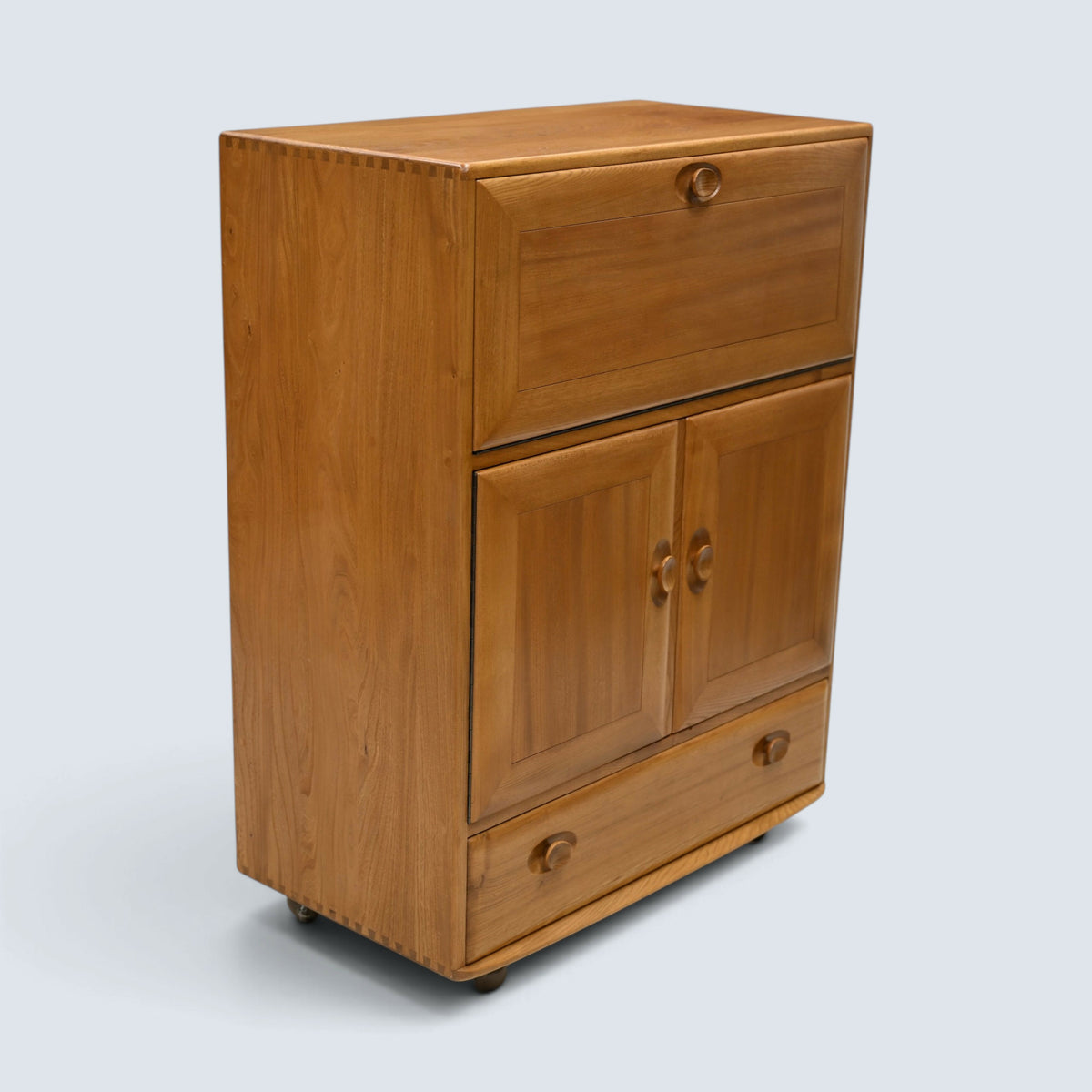Ercol Drinks Cabinet Bureau Gin/Drinks Cabinet Light Finish FREE UK Delivery*