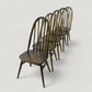 5 Ercol Windsor Quaker Bow Back Dining Chairs Traditional c1980 FREE UK Delivery. SBR10942/1609E
