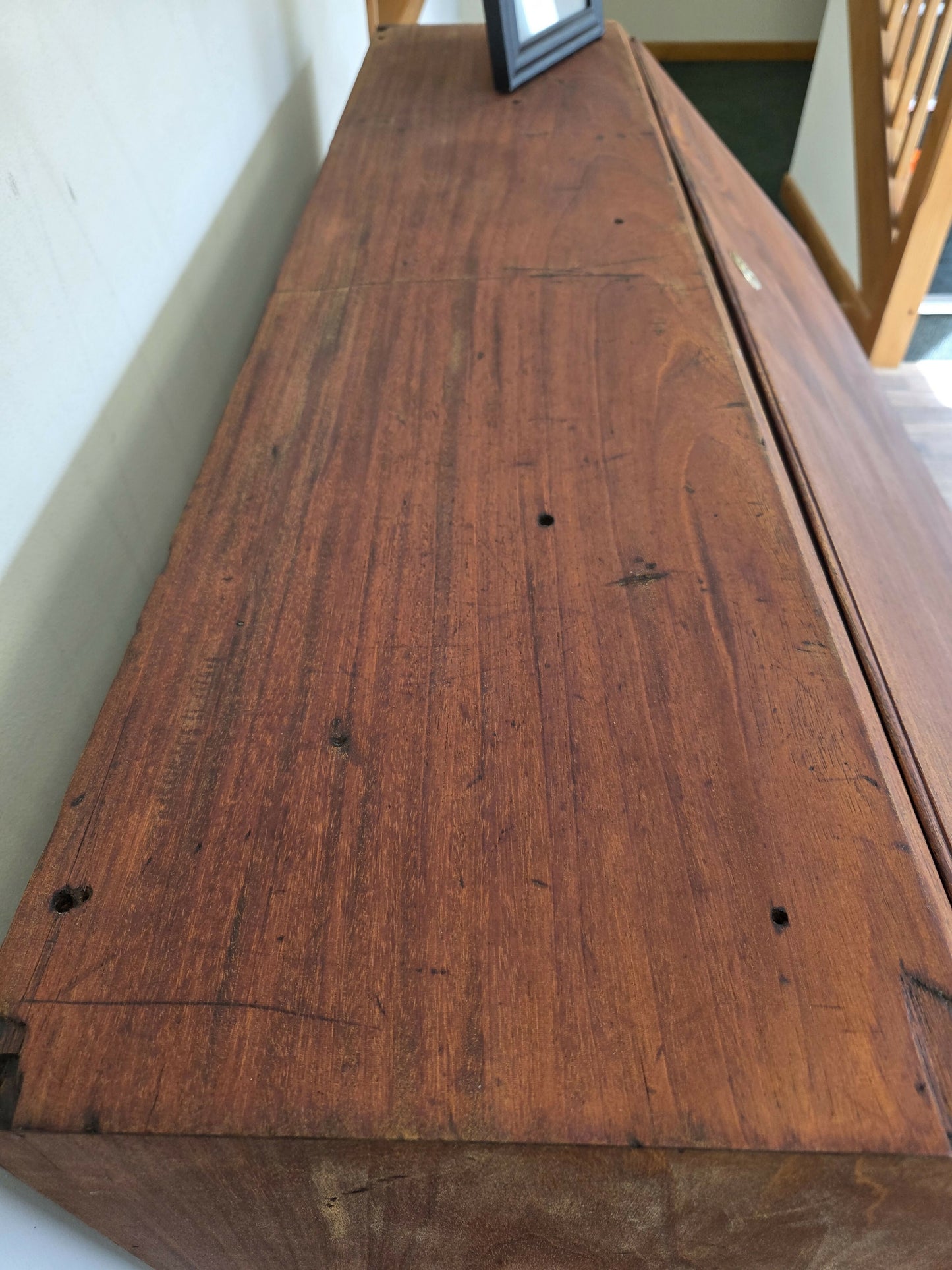 Georgian Mahogany Large Bureau