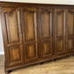 Wardrobe Vintage French Style Oak Four Door Carved Armoire LOT 4978