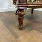 Victorian Armchair Floral Upholstered