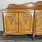 Sideboard Vintage French Louis XVI Style Oak Carved 4 Drawers Cabinet LOT 4075