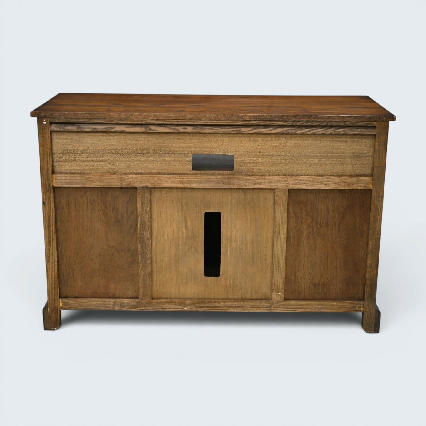 Old Charm Large TV Stand Hi Fi Cabinet Media Unit Unit Light Oak FREE Delivery