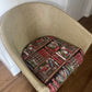 Copy of Stunning gold painted accent chair with William morris style upholstery