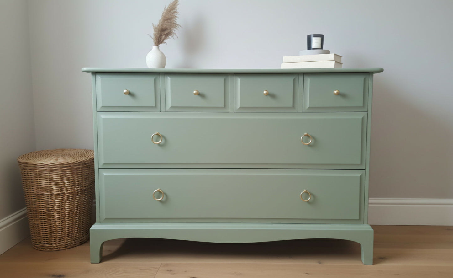 Stag Minstrel 4 over 2, 6 drawer chest, commission