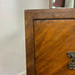 Vintage Walnut Veneered Triptych Mirror Dressing Table