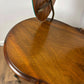 Vintage 1950s Walnut Kidney-Shaped Dressing Table
