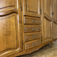 Wardrobe Vintage French Louis XVI Style Five Door Oak Carved Armoire LOT 6457