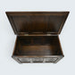 Oak Blanket Box / Coffee Table Carved Front Traditional Finish FREE UK Delivery