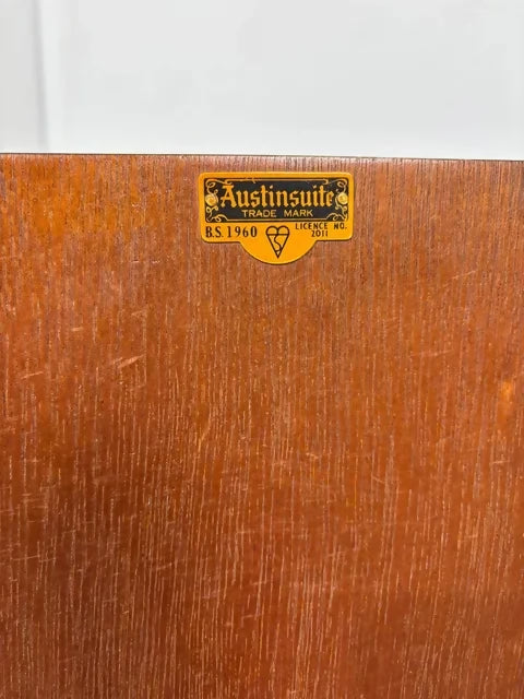 Vintage Austin Suite Walnut Bedside Cabinet