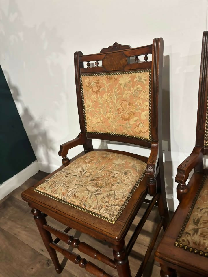 Set of 4 Edwardian Mahogany Dining Chairs. Early 1900s9