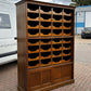 Edwardian Oak Haberdashery Cabinet With 32 Pull Out Drawers. Cupboards Below.
