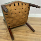 Armchair Antique French Style Walnut Upholstered Seat Carved Chair LOT 6286
