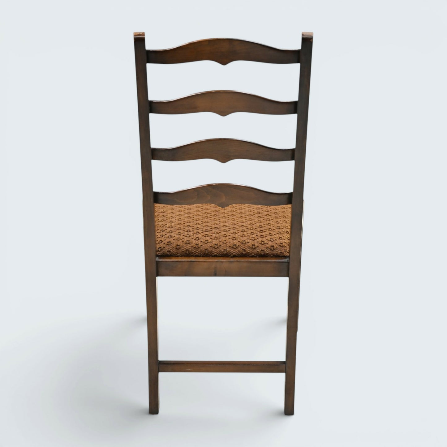 6 Ercol Dining Chairs 1970s Ladderback Drop On Seats Blue Label FREE UK Delivery
