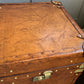 End Table Leather Colonial British Travel Trunks