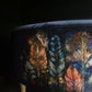 Luxurious Bespoke Floral Velvet Ottoman Coffee Table