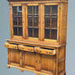 Good Quality Oak Glazed Bookcase