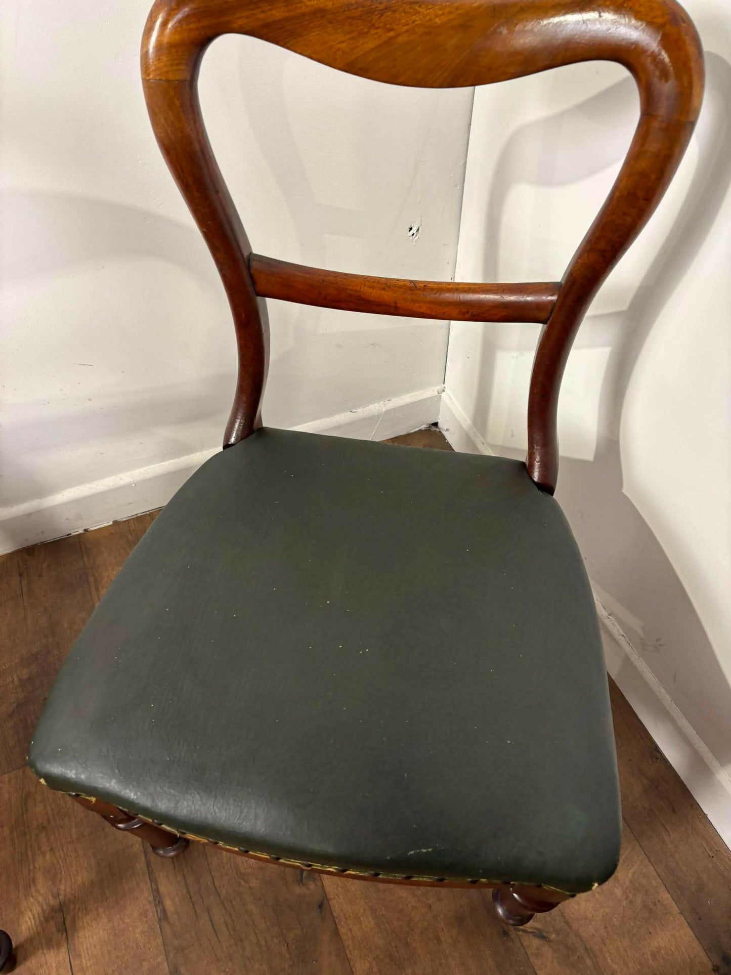 Set of Six Victorian Mahogany Dining Chairs