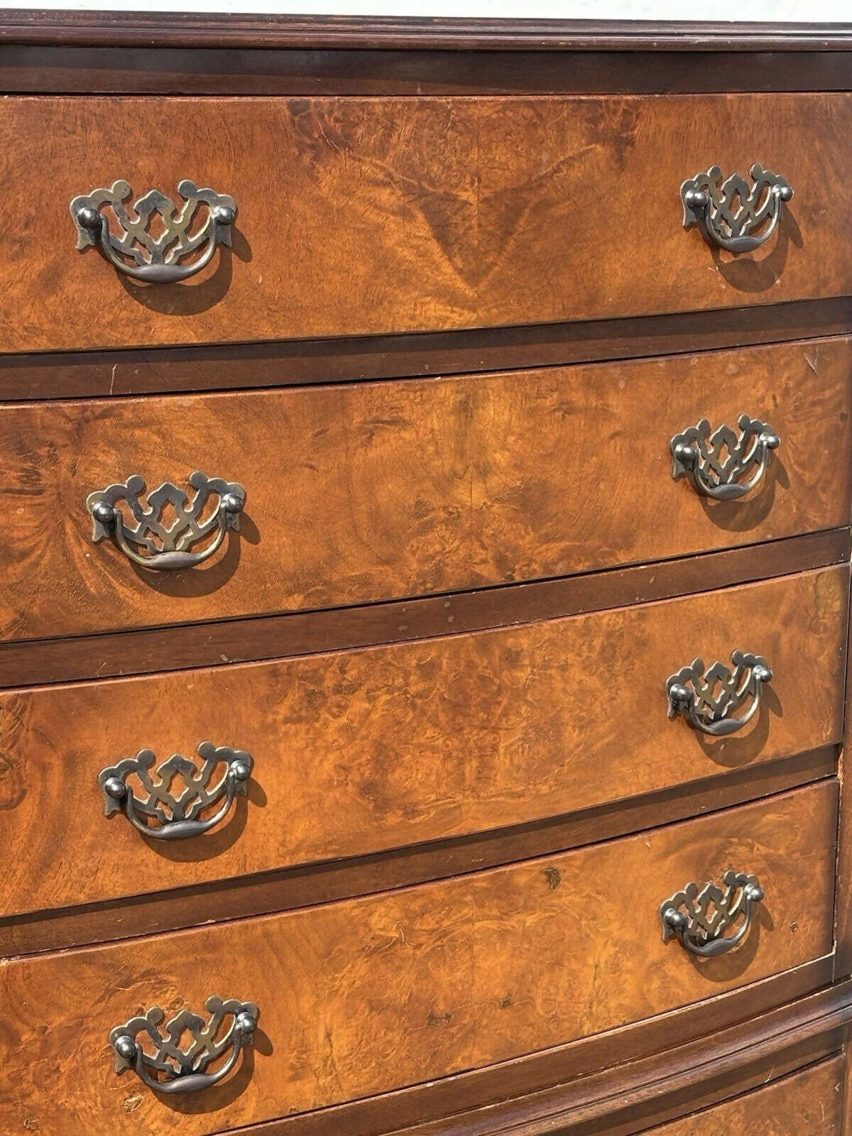 Vintage Tall Chest Of Drawers, Splits In 2 Pieces For Easier Transportation.