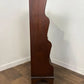 Vintage Mahogany Four Shelf Waterfall Bookcase