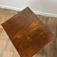 Vintage Dark Oak Veneer Narrow Of Four Drawer Chest
