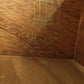 Vintage Cameo by Sklan Burr Walnut Writing Desk / Dressing Table with Leather Inlay & Cabriole Legs