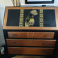 ONE OF A KIND “Echoes of Her” black, gold and copper bureau
