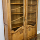 Bookcase Vintage French Louis XVI Oak Display Cabinet Carved Sideboard LOT 6346